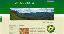 Desktop Screenshot of living-gaia.org